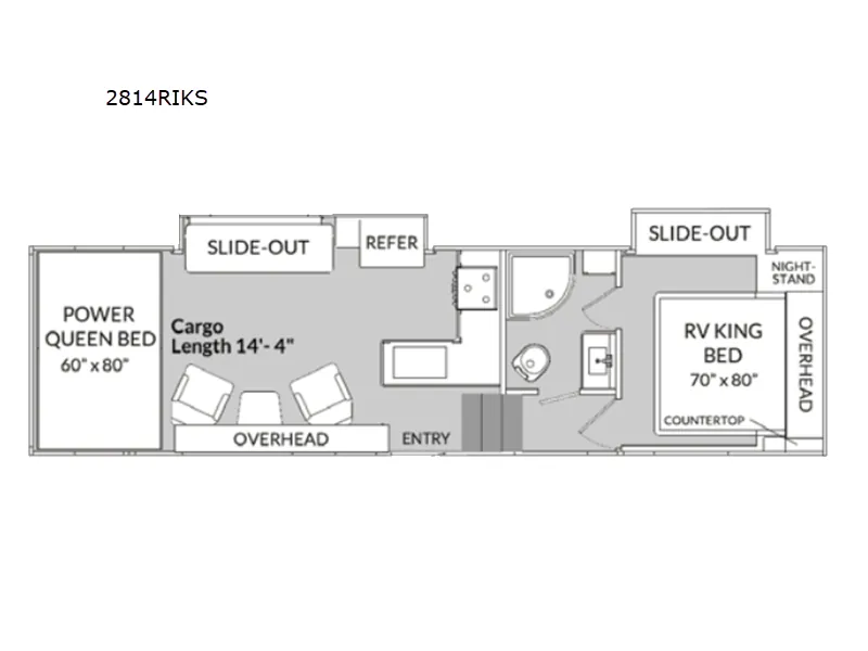 2024 Genesis Supreme Rage'n 2814RIKS — Floor plan
