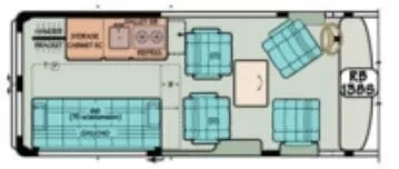 Sportsmobile Express 138S floor plan