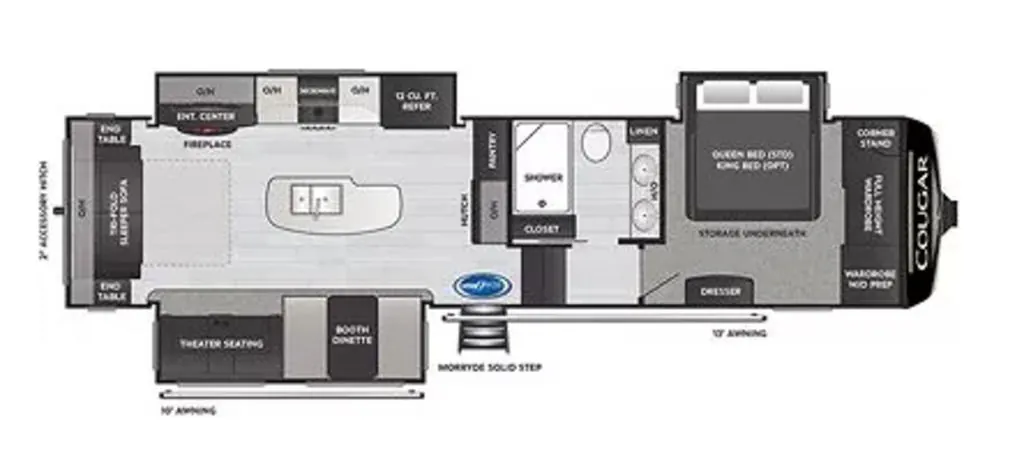 2022 Keystone Cougar 316RLS - Photo 3