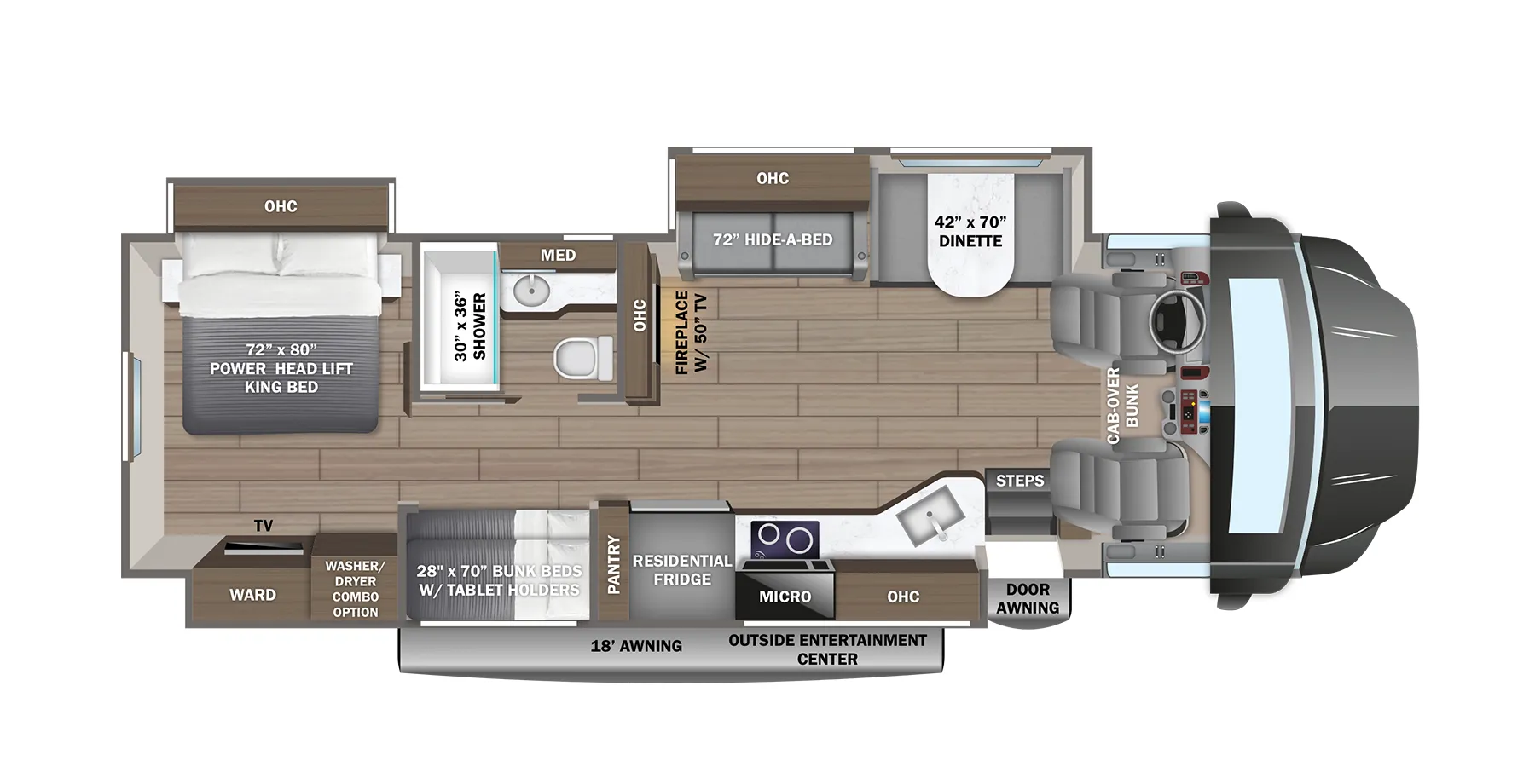 Jayco Seneca 37L floor plan