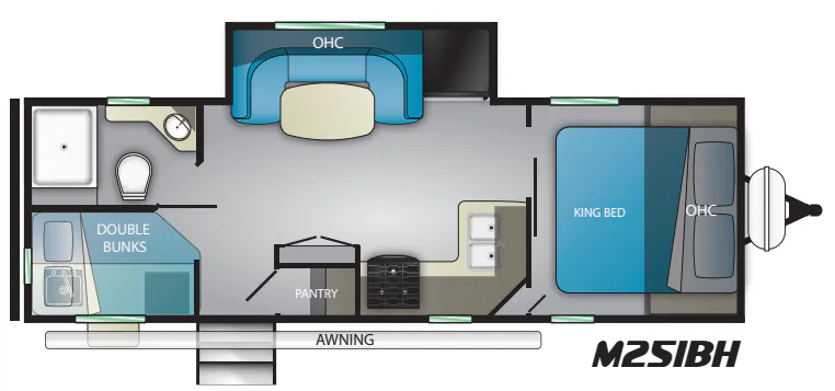 Heartland Mallard M251BH floor plan