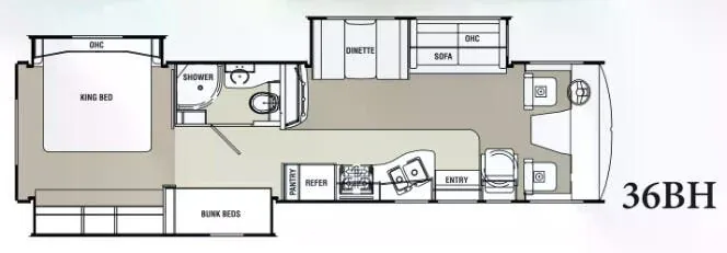 Coachmen Encounter 36BH floor plan