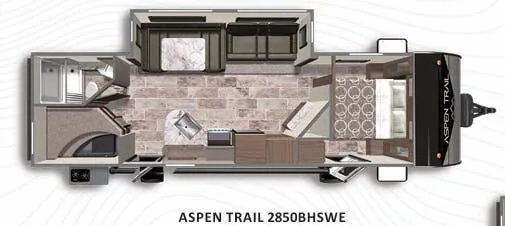 Dutchmen Aspen Trail 2850BHSWE floor plan