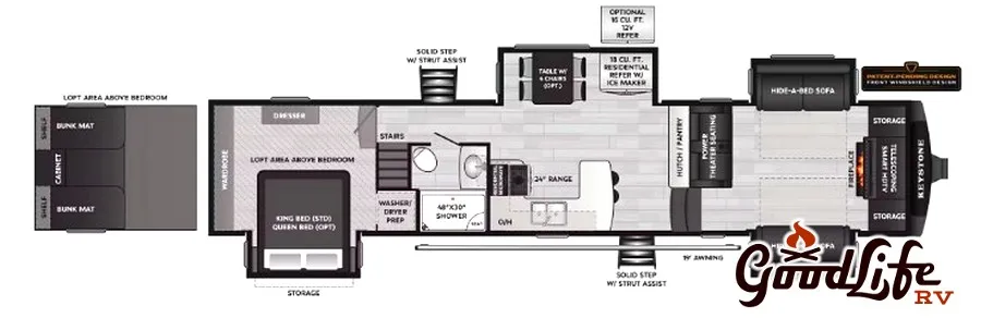 2026 Keystone Montana High Country 377FL floor plan