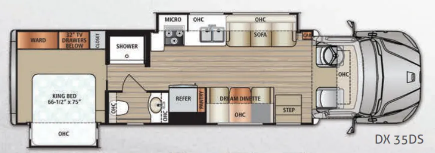 Dynamax Corp DX3 35DS floor plan