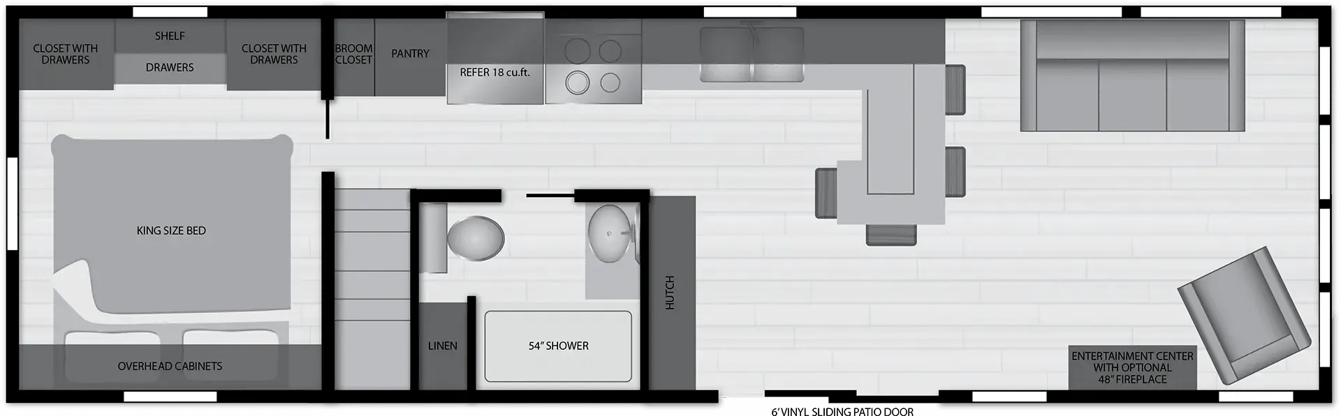 2026 Kropf Lakeside 8104BK - Floor plan