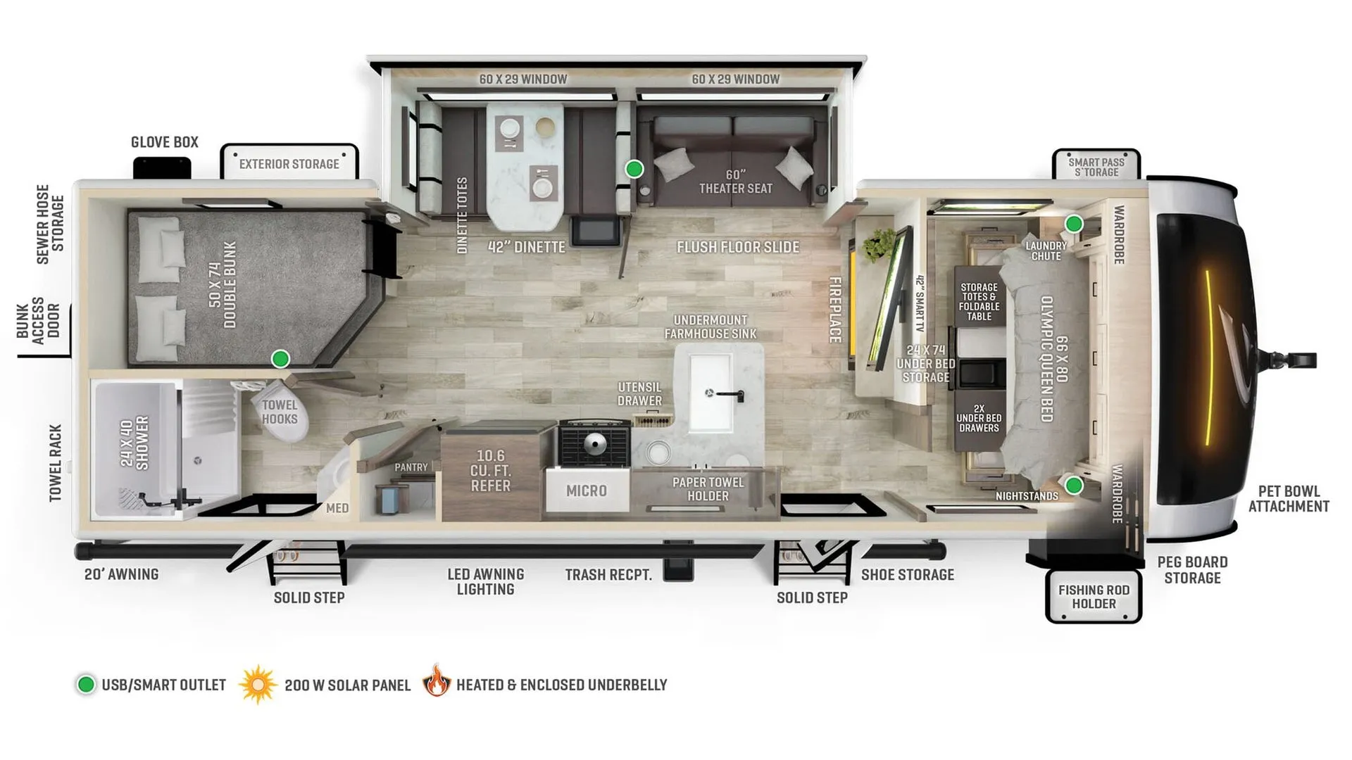 Wayfinder Go Explore X252 floor plan