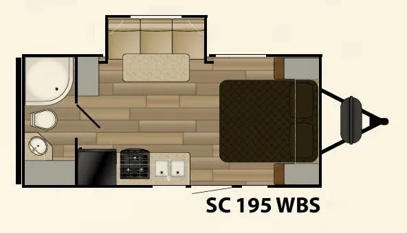 Cruiser RV Shadow Cruiser 195WBS floor plan