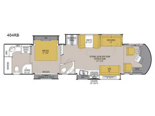 2018 Coachmen Sportscoach 404RB - Photo 3
