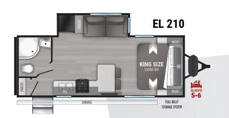 Cruiser RV Embrace 210 floor plan