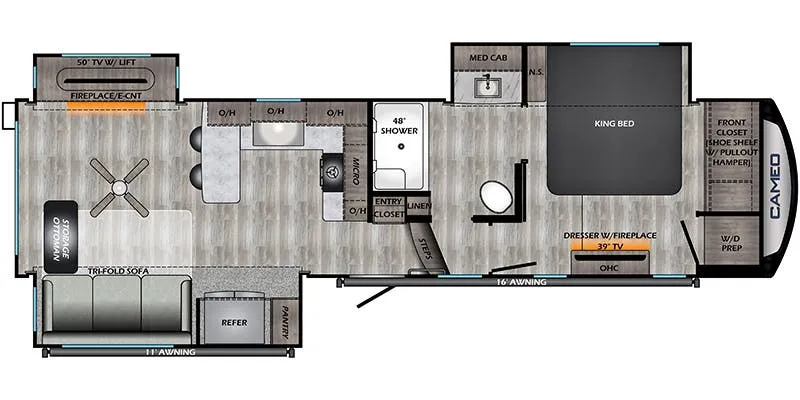 CrossRoads Cameo CE2901RL floor plan