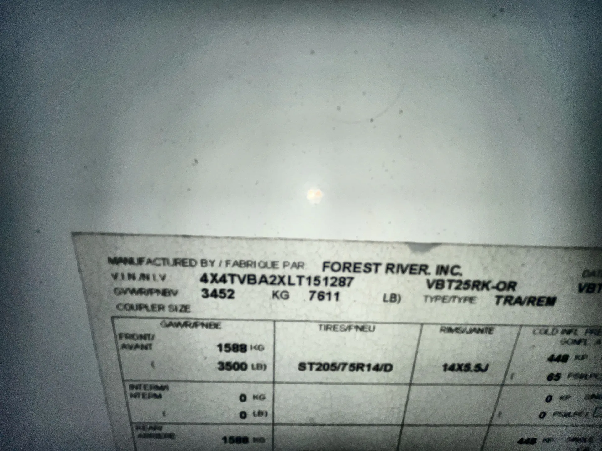 2020 Forest River Vibe 25RK — campside