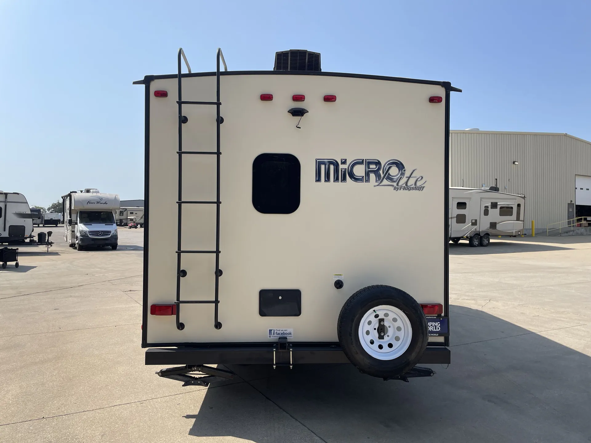 2018 Forest River Flagstaff Micro Lite 23LB — backside