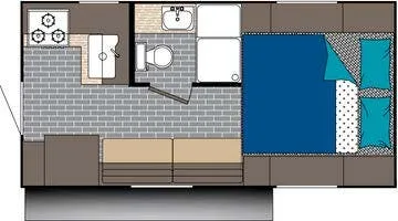 Sunset Park RV Sun Trek 800 floor plan