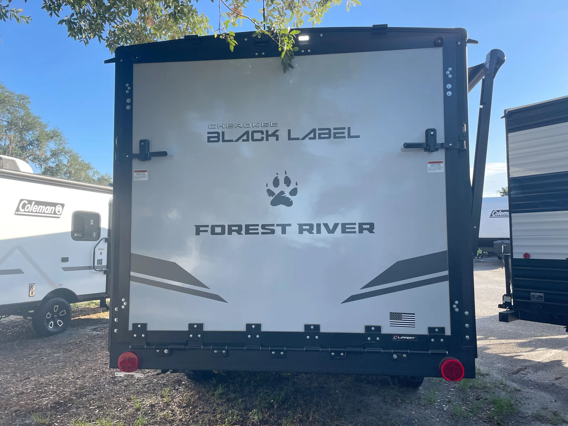 2027 Forest River Cherokee Grey Wolf Black Label 18RRBL — backside