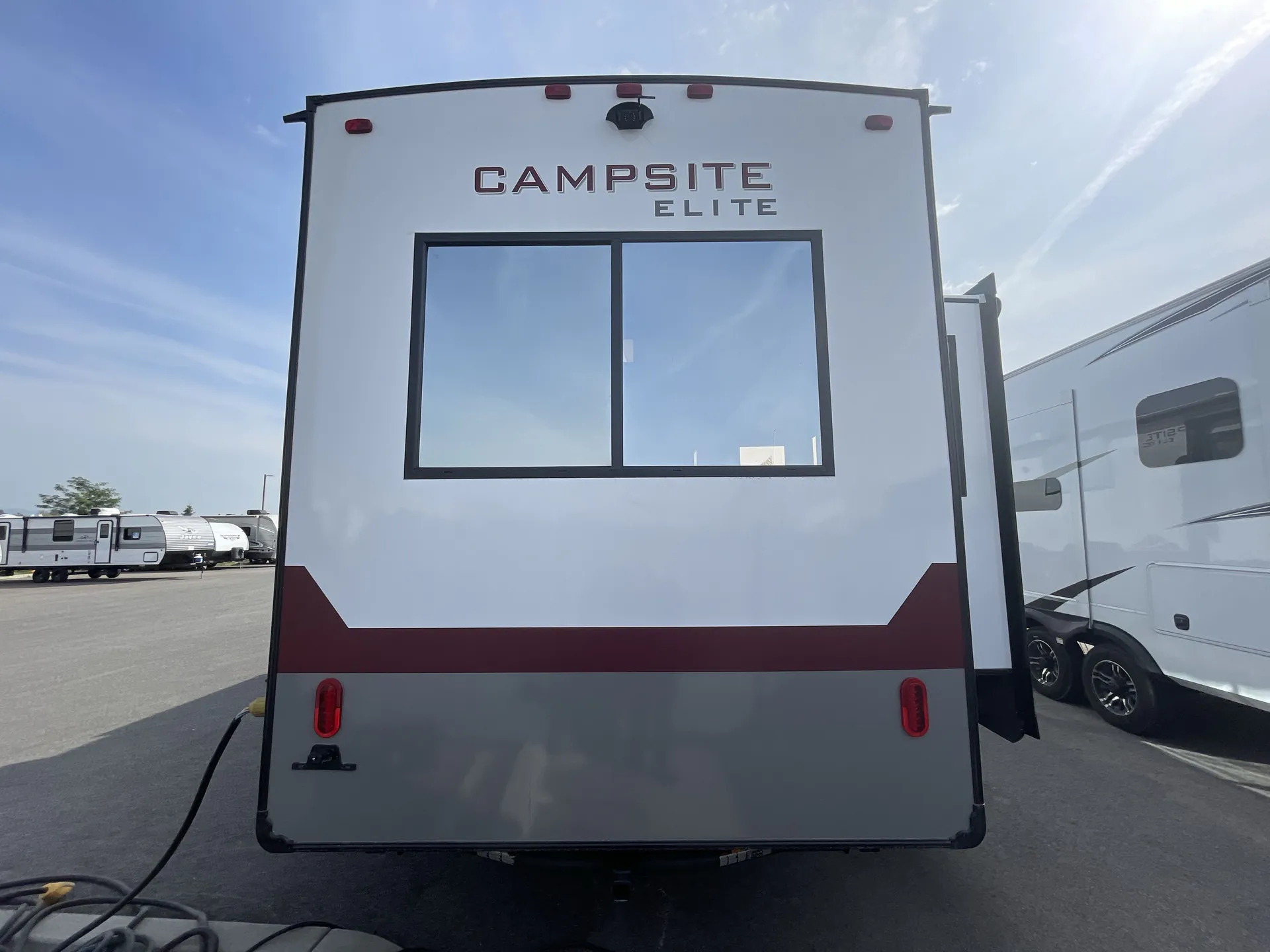 2027 Forest River Campsite Elite 36RF — backside