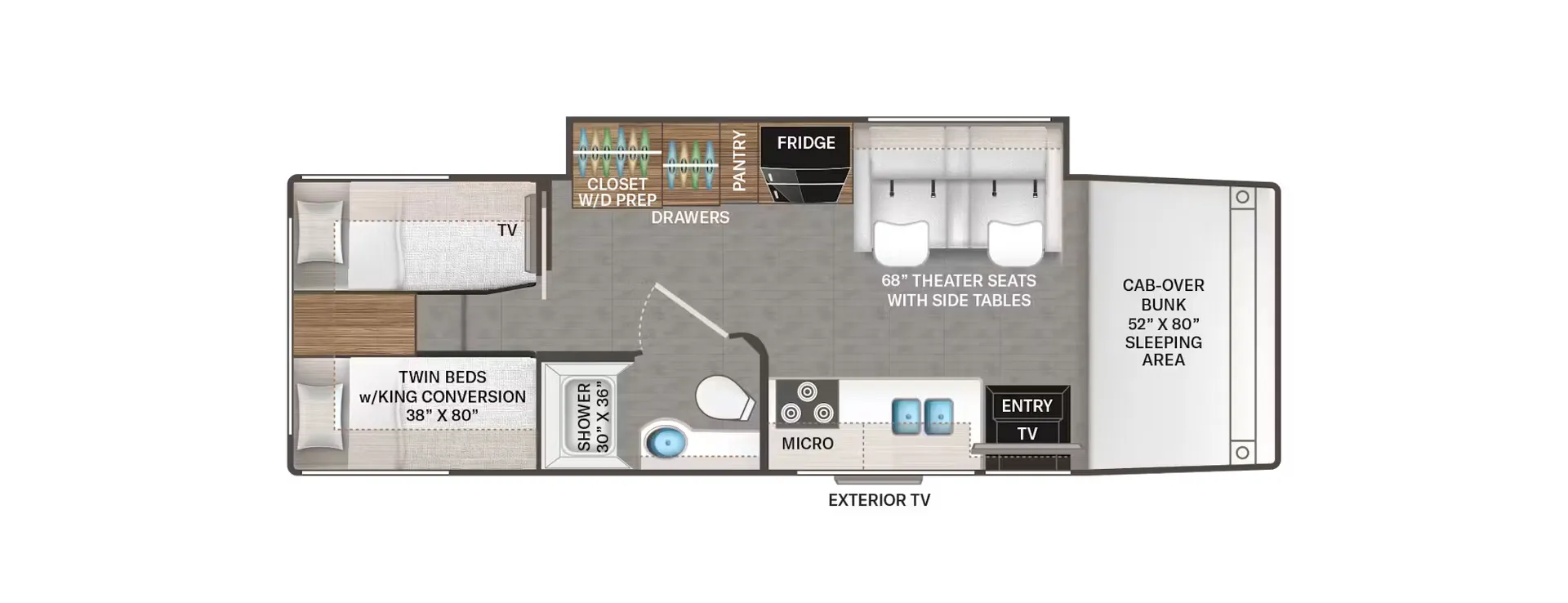 Thor Motor Coach Magnitude Grand Z30 floor plan