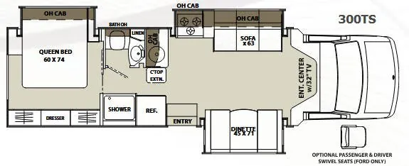 Coachmen Concord 300TS floor plan