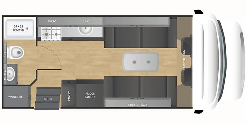 Nexus Viper 23V floor plan