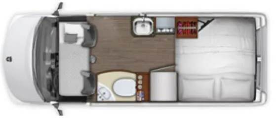 Roadtrek Zion SRT Base floor plan