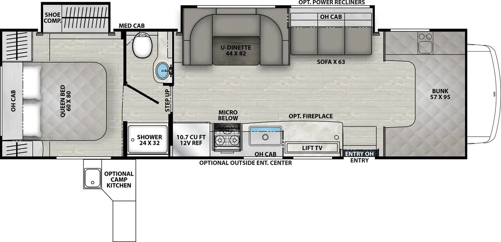 2025 Coachmen Freelander 31MB - Floor plan