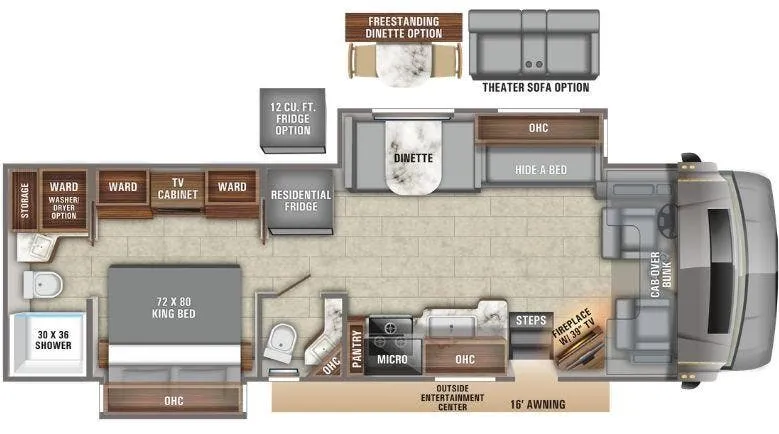 Entegra Coach Accolade 37RB floor plan