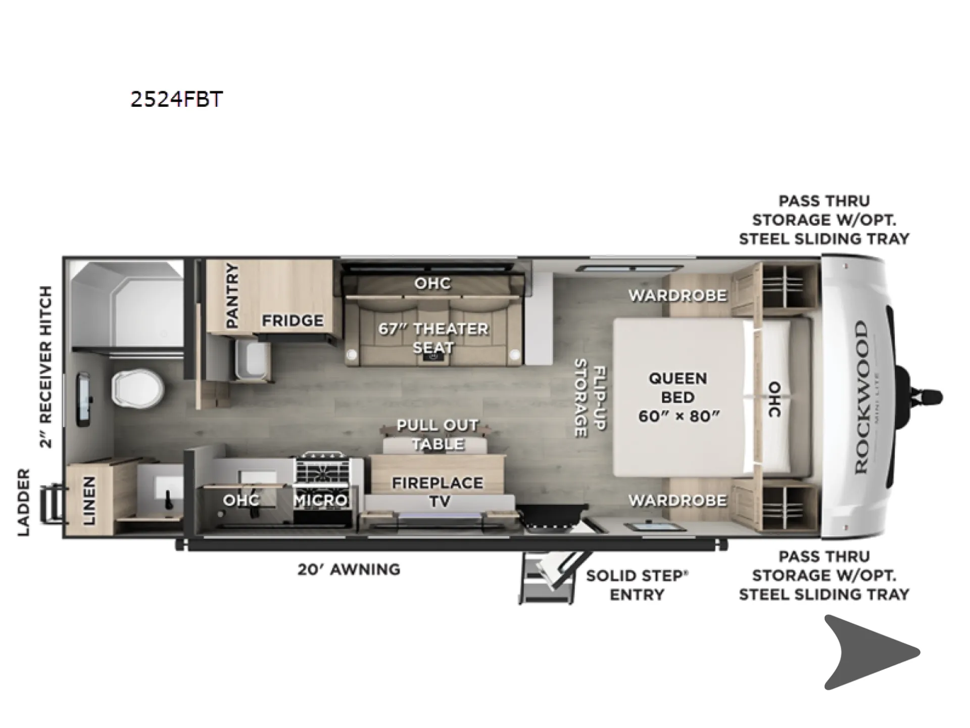 2027 Forest River Rockwood Mini Lite 2524FBT - Photo 3