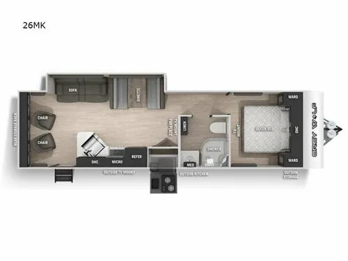 2021 Forest River Cherokee Grey Wolf 26MK - Photo 3