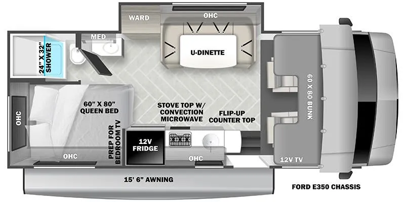 Forest River Forester 2151S LE floor plan