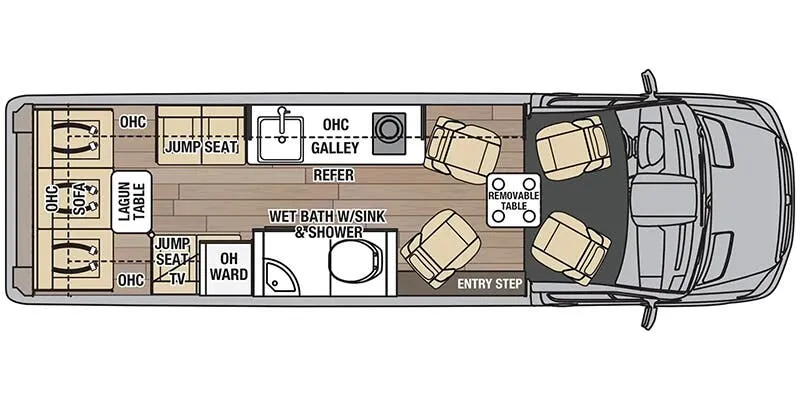 2025 Coachmen Galleria 24Q - Floor plan