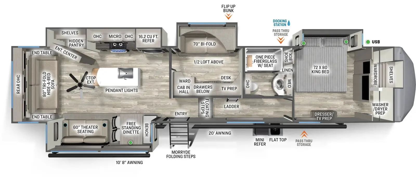 Forest River Sierra 4003MB floor plan