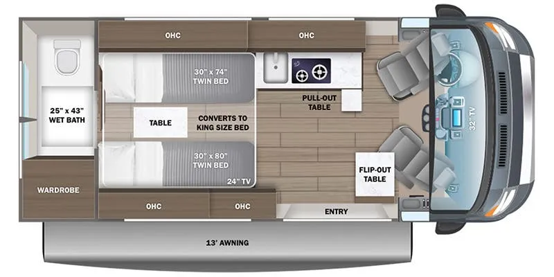 2024 Entegra Coach Ethos 20T - Floor plan
