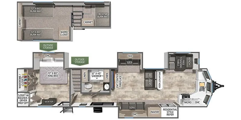 2026 Palomino Puma 403LFT - Floor plan