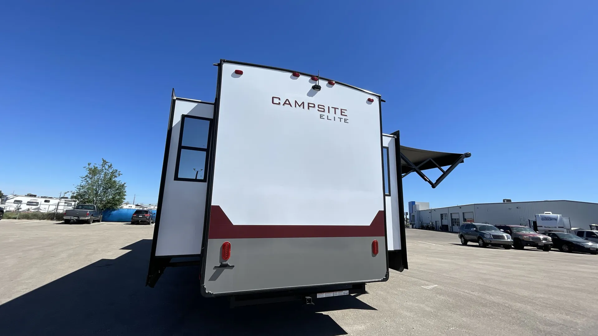 2026 Forest River Campsite Elite 36AK — backside