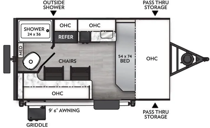 2026 Coachmen Remote 12R - Floor plan
