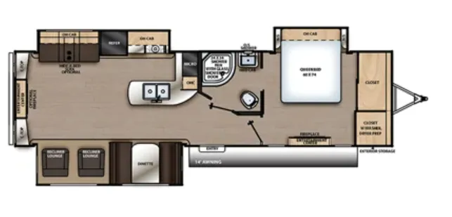 Coachmen Catalina Legacy Edition 333RETS floor plan
