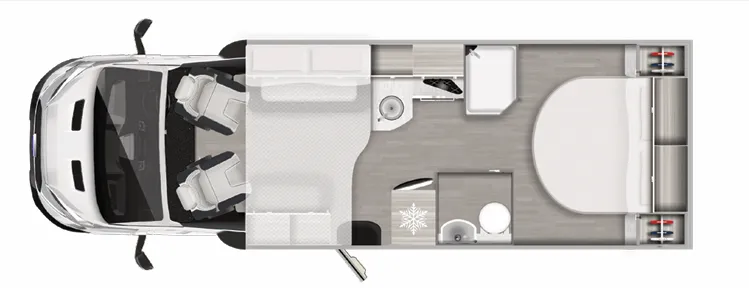 Auto-Trail F-Line F74 floor plan