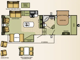 Starcraft Travel Star 305RLT floor plan