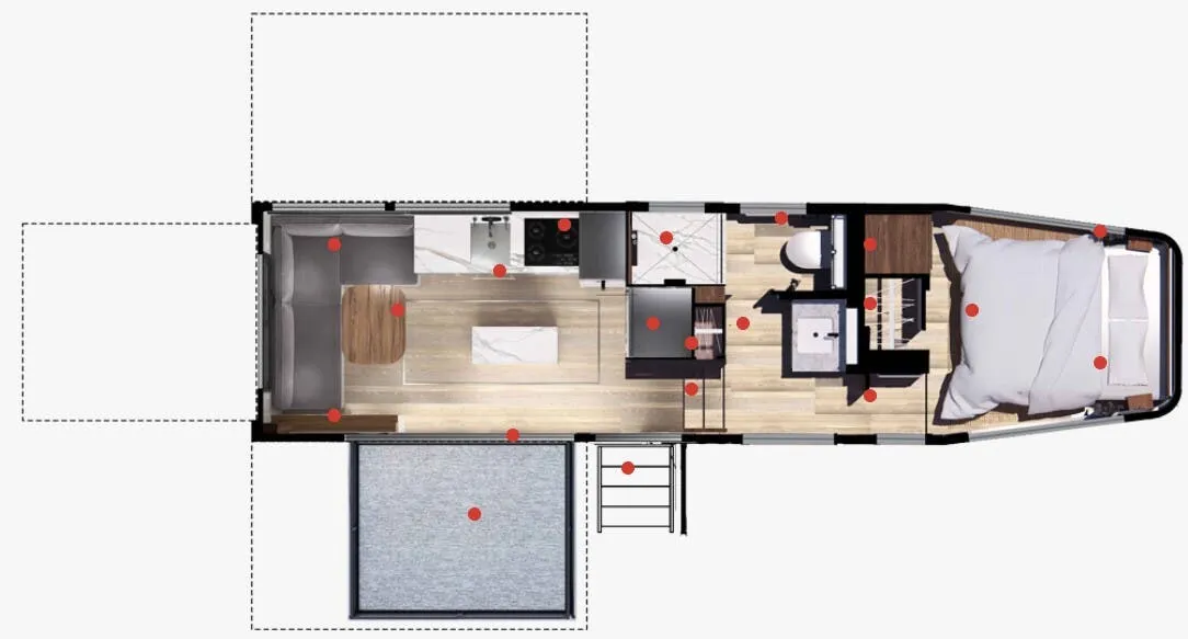 Living Vehicle GT Series GT32 floor plan