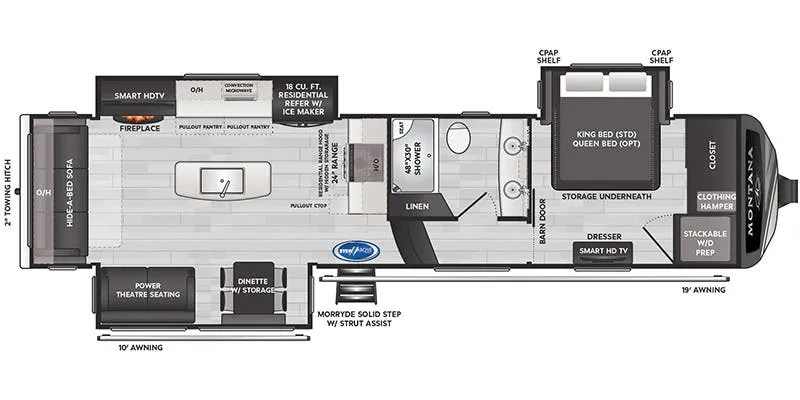 2025 Keystone Montana 3231CK - Floor plan