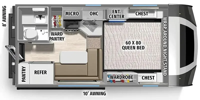 Palomino Real-Lite HS-1910 Max floor plan
