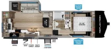 Grand Design Reflection 150 Series 270BN floor plan