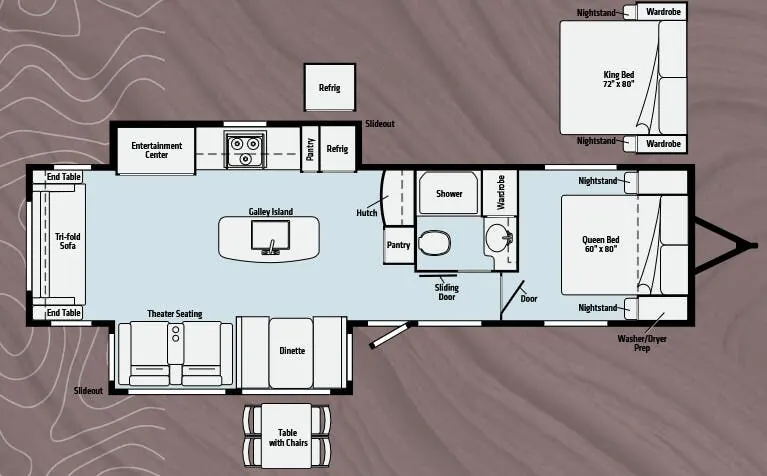 Winnebago Voyage V3235RL floor plan