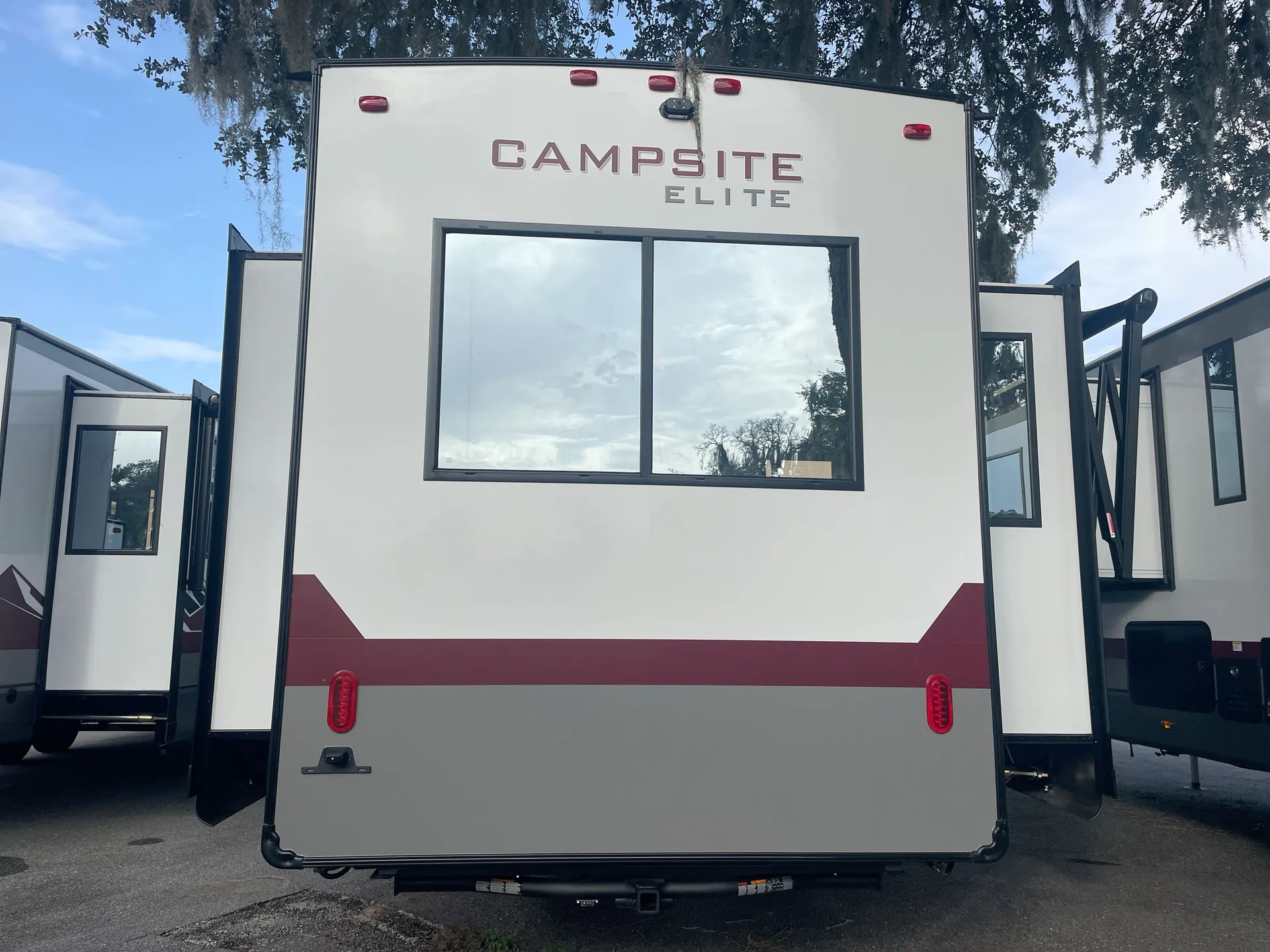 2027 Forest River Campsite Elite 36RF — backside