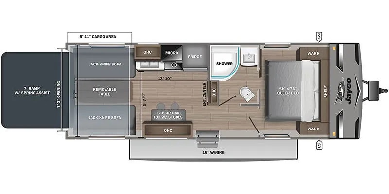 Jayco Jay Flight 265TH floor plan