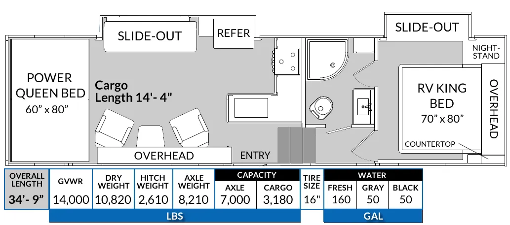 Genesis Supreme MGM 2814MIKS floor plan