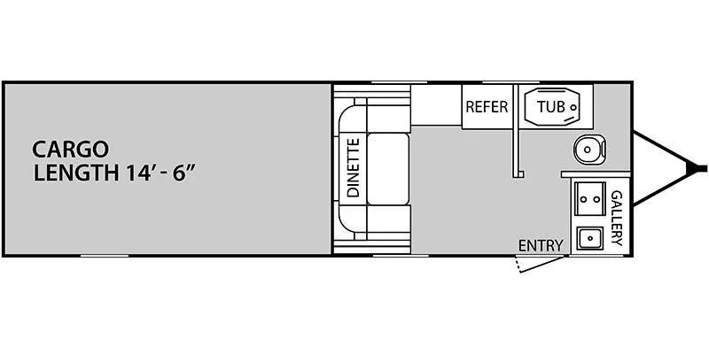 Genesis Supreme Overnighter 12-14.6RL floor plan