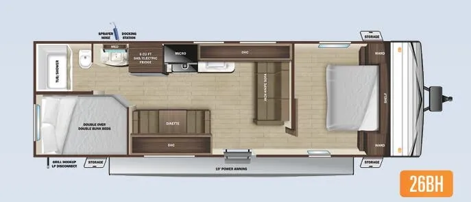 Highland Ridge Open Range Conventional 26BH floor plan