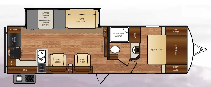 Forest River Wildcat 311RKS floor plan