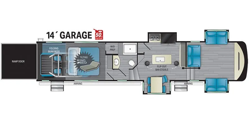 Heartland Cyclone CY 4214 floor plan